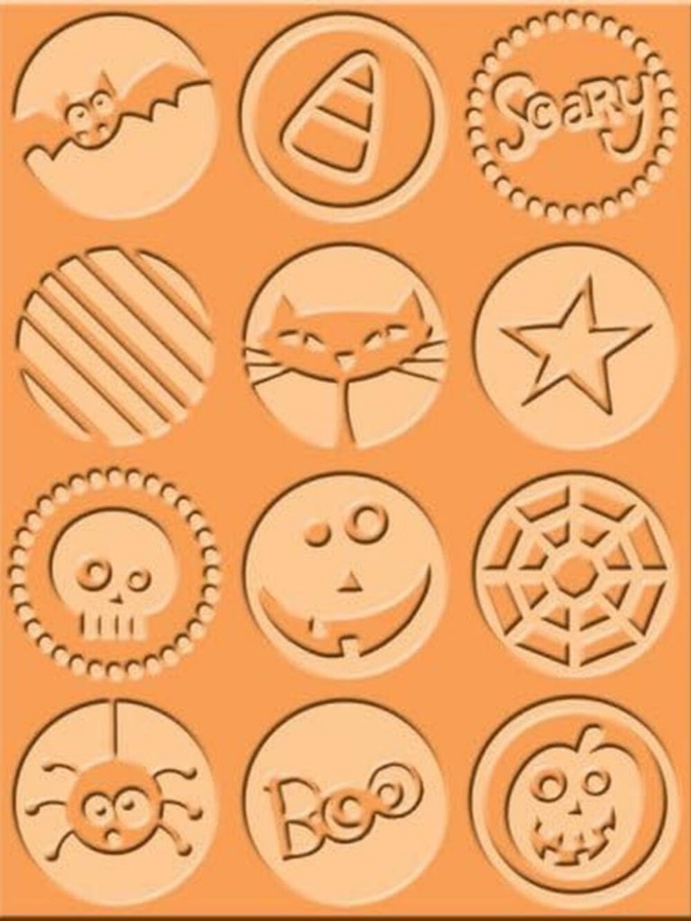 Boo To You - New A2 Cuttlebug Embossing Folder